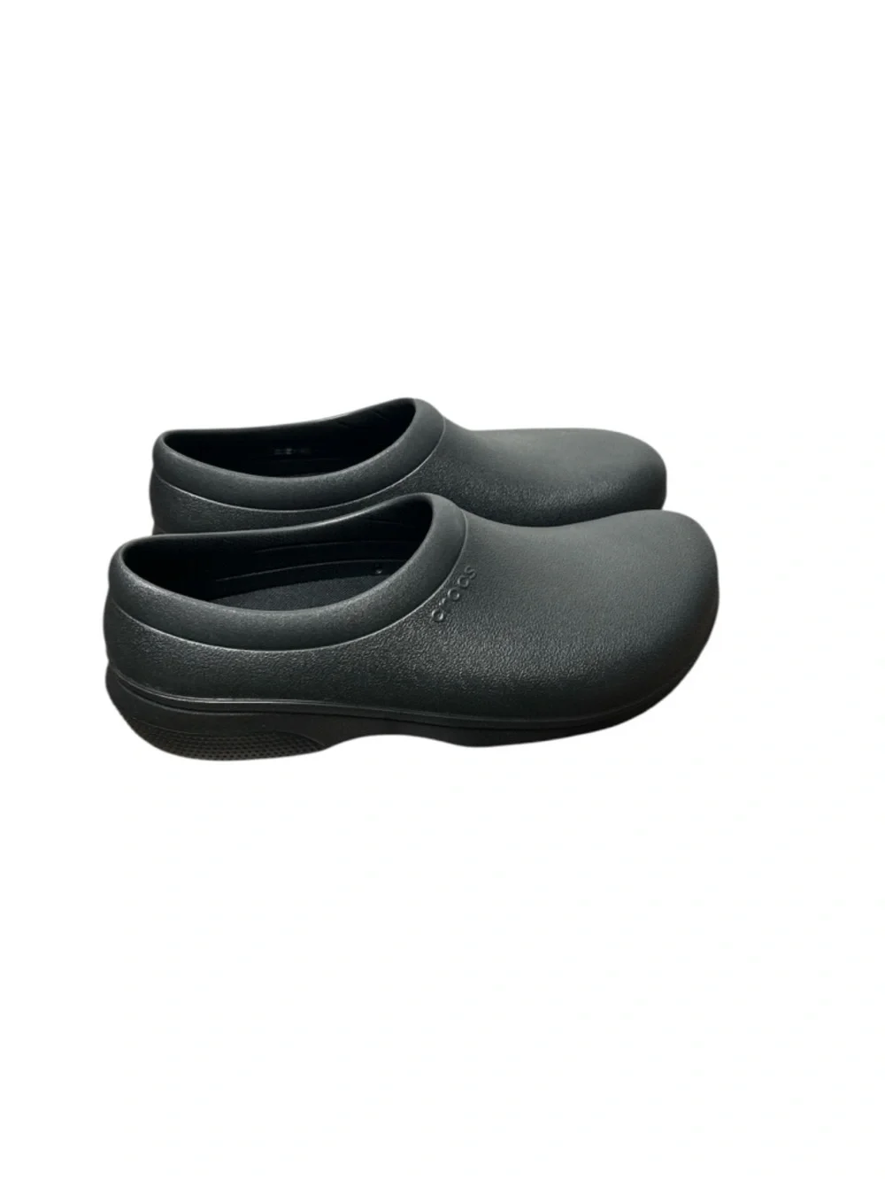 Crocs Black On The Clock Slip Resistant Clog Mens Size 12